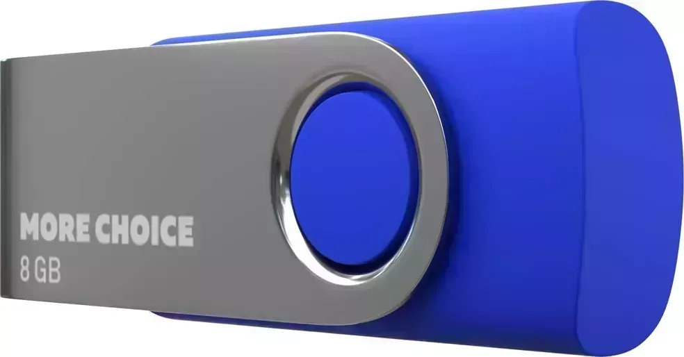 Флеш-накопитель MORE CHOICE (4610196407529) MF8-4 USB 8Gb 2.0 Blue флэш-накопитель