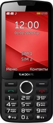 Смартфон TeXet TM-308 черный-красный