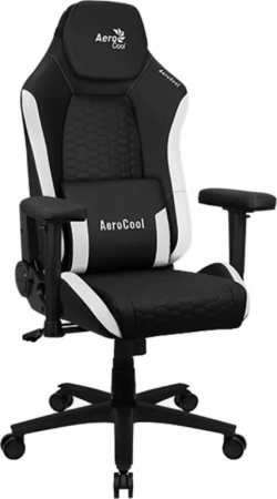 Кресло офисное AEROCOOL Crown Leatherette Black White