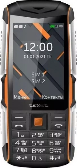 Смартфон TeXet teXet TM-D426 черный-оранжевый