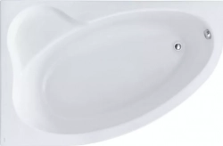 Акриловая ванна SANTEK Эдера 170х110 см, левая, каркас, слив-перелив (1WH111995, 1WH112426)