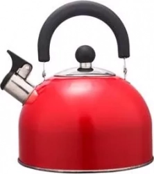 Чайник со свистком HITT H01023/1 Rondo Plus 2,5л св., капсул. дно, красный