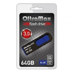 Флеш-накопитель OLTRAMAX OM-64GB-270-Blue 3.0 синий флэш-накопитель