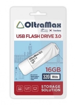 Флеш-накопитель OLTRAMAX OM-16GB-320-White 3.0 USB флэш-накопитель USB