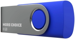 Флеш-накопитель MORE CHOICE (4610196407529) MF8-4 USB 8Gb 2.0 Blue флэш-накопитель