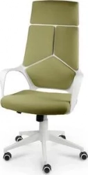 Кресло офисное NORDEN IQ white plastic green белый пластик/зеленая ткань