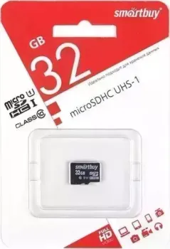 Карта памяти SMARTBUY (SB32GBSDCL10-00) MicroSDHC 32GB Class10 UHS-I