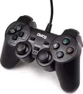 Геймпад DIALOG GP-A11 Action - вибрация, 12 кнопок, USB, черный
