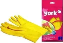 Перчатки YORK резиновые (L) 092010