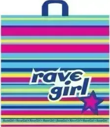 Пакеты АРТПЛАСТ ( ПТЛ51907) петлевая ручка 60х50+11- Rave girl ТЛ11021