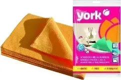 Принадлежности для уборки YORK салфетка ЛЮКС сверхвлаговпитывающая 5шт+1шт 020330