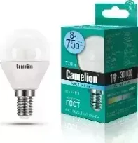 Лампа светодиодная CAMELION LED8-G45/845/E14 (Эл. 4500К)