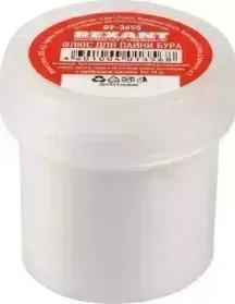 Банка REXANT (09-3655) ФЛЮС ДЛЯ ПАЙКИ , БУРА, 20 Г, БАНКА Флюсы для пайки , 20