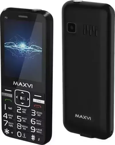 Телефон MAXVI P3 BLACK телефон P3