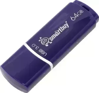 Флеш-накопитель SMARTBUY (SB64GBCRW-BL) 64GB CROWN BLUE 3.0
