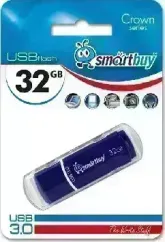 Флеш-накопитель SMARTBUY (SB32GBCRW-BL) 32GB CROWN BLUE 3.0