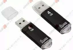 Флеш-накопитель SMARTBUY 4GB V-CUT BLACK