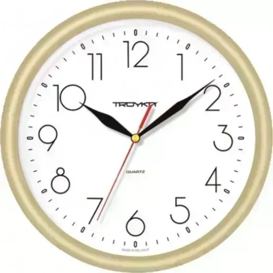 Часы настенные TROYKA ЗОЛОТО 21271212