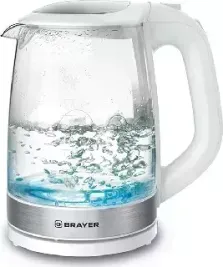 Чайник электрический BRAYER BR1040WH стекло