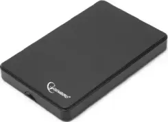 Корпус GEMBIRD (13136) EE2-U2S-40P- внешний 2.5", черный ,USB 2.0, SATA, пластик корпус корпус
