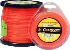 Леска триммерная CHAMPION C7002 - корд трим. Twisted Square 2.0мм* 15м (витой квадрат) для триммера -