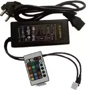Блок питания ECOLA CRM072ESB STRIP RGB IR CONTROLLER моно с ом 72W 12V 6A с и/к пультом IR с 6A с