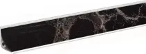 Плинтус для столешниц Korner LB-23, мрамор марквина черный глянец, 3,0 м