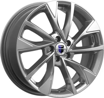 Диск автомобильный КиК Роквуд 7x17/5x114.3 ET37 D66.6 дарк_платинум