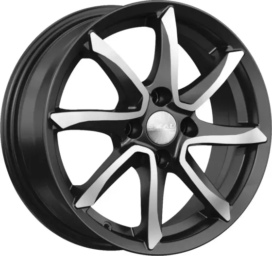 Диск автомобильный СКАД ОСАКА 6x15/4x100 ET50 D60.1 Алмаз_бархат_новый