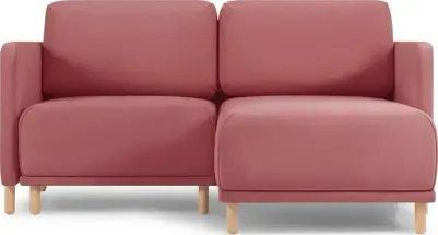 Диван угловой Диван.ру Нордика мини Velvet Coral .ру Мини