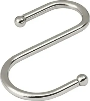 Крючок для рейлинга, 6х55х65мм, хром, CWJ211