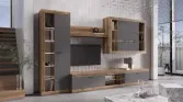 Гостиная ЭРА Прага ФАСАД витрины универсальной