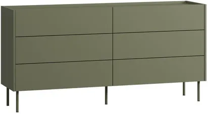 Комод Диван.ру Дигарс 163x81 Оливковый