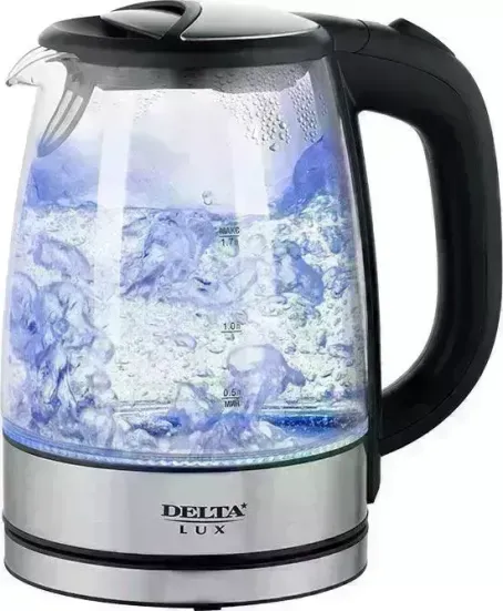Чайник электрический DELTA Lux DL-1204В черный