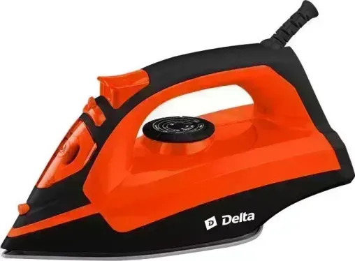 Утюг DELTA DL-755 черный с оранжевым