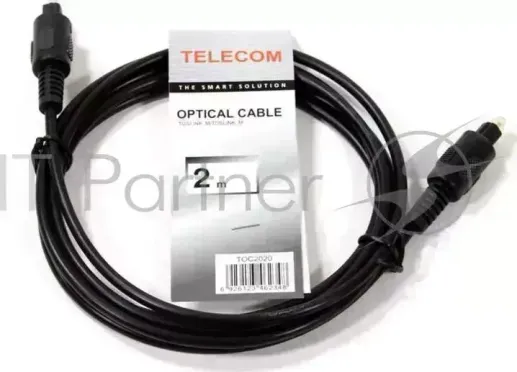 Кабель оптический Telecom (TOC2020-2M) ODT (Toslink)-M -- > ODT (Toslink)-M , 2m, 6926123462348