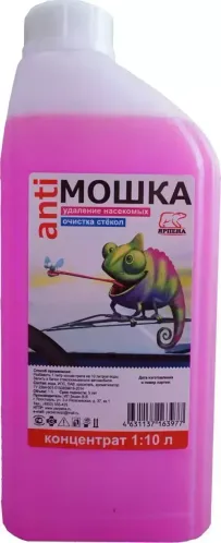 Омыватель Ярпена стекол "antiМОШКА" 1л концентрат 1:10 "ANTIМОШКА"
