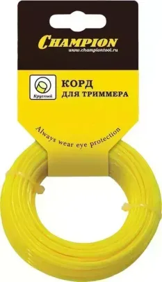 Леска триммерная CHAMPION 2.0мм 15м круглая Round (C5002)
