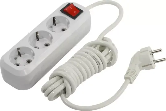 Удлинитель 3М Smartbuy SBE-16-3-03-ZS 3роз. (16А/3.5кВт, ПВС 3х1.0)