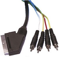 Кабель  SCART-4RCA