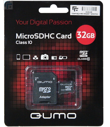 SD micro карта QUMO HC 32 Gb