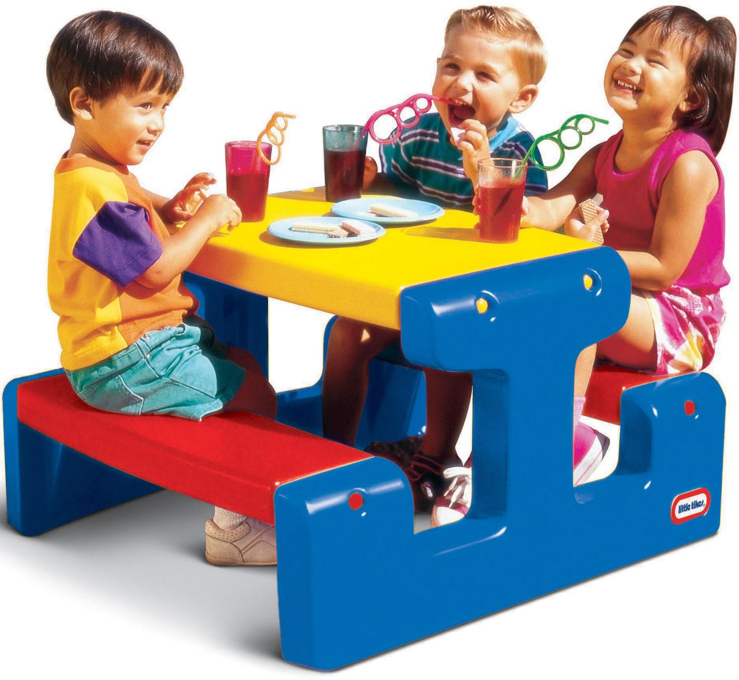 Стол детский LITTLE TIKES с двумя скамейками
