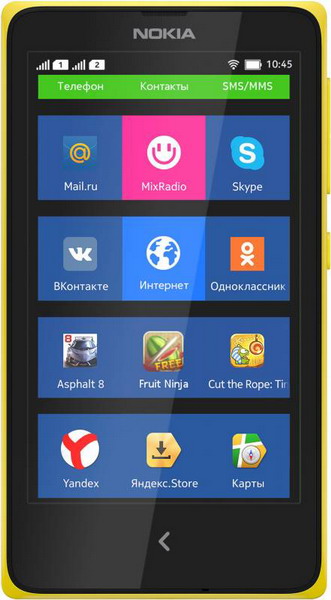 Смартфон NOKIA X DS