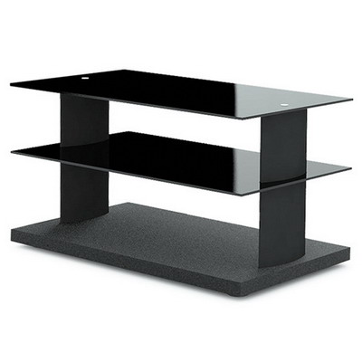 Тумба HOLDER TV-2580 черн.+черн стекло