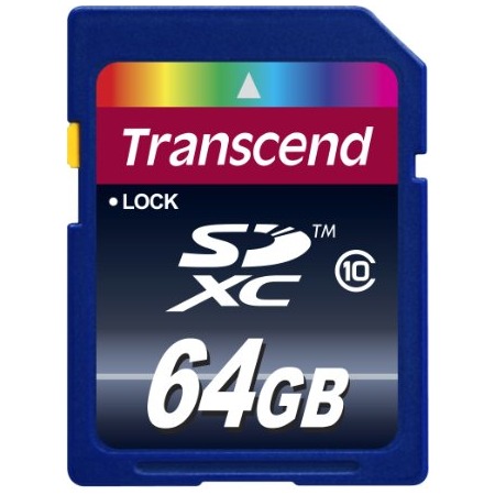 SD карта TRANSCEND 64 Gb class 10 SDXC