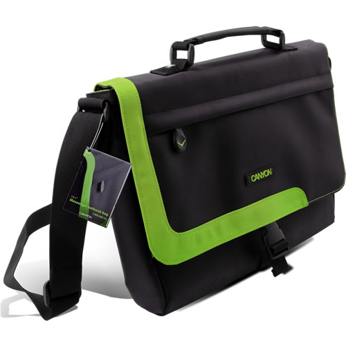 Сумка для ноутбука CANYON 12" black/green