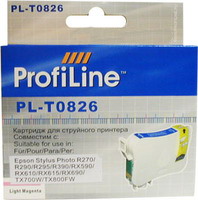 Картридж PROFILINE Epson T0826 Light Magenta
