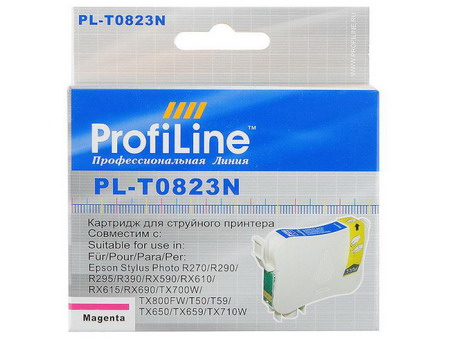 Картридж PROFILINE Epson T0823 Magenta
