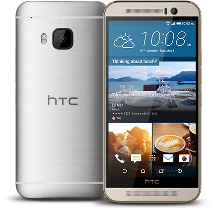 Смартфон HTC M9 EEA Gold on silver
