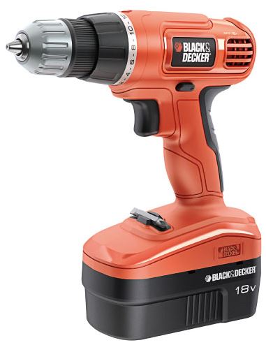 Дрель аккумуляторная BLACK&DECKER EPC18CABK